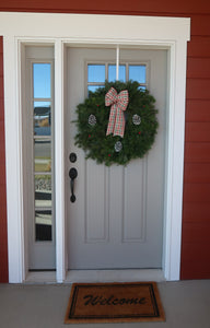Gingerbread Gingham 32"