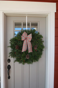 Gingerbread Gingham 32"