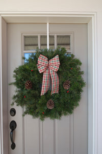 Gingerbread Gingham 32"