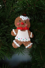 Load image into Gallery viewer, Gingham Gingerbread Man 24&quot;